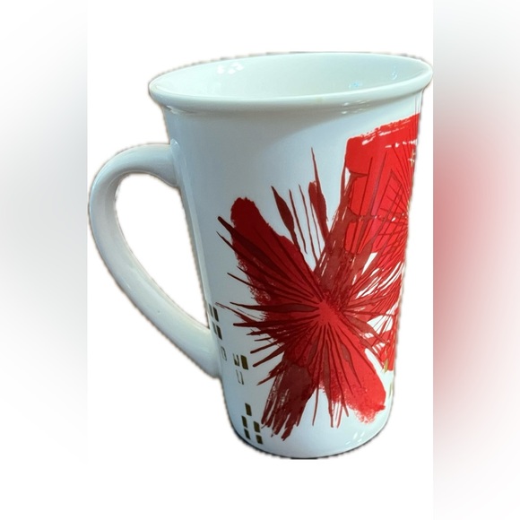 Vintage Starbucks 10oz cup mug tea coffee white red art design 2014 - Picture 3 of 6